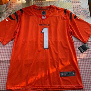 Nike Ja'Marr Chase Orange Cincinnati Bengals Alternate Game Jersey